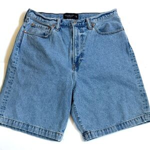 Abercrombie & Fitch Men's  Authentic Rigid Vintage Baggy Jean Shorts Waist 34
